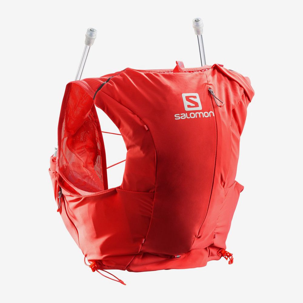 Salomon Singapore Womens Trail Running Packs - ADV SKIN 8 SET HYDRATION PACK Rose | 41705-UEKW